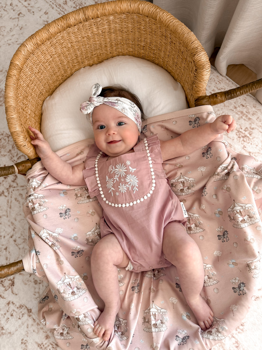 Carousel Ponies Baby Wrap