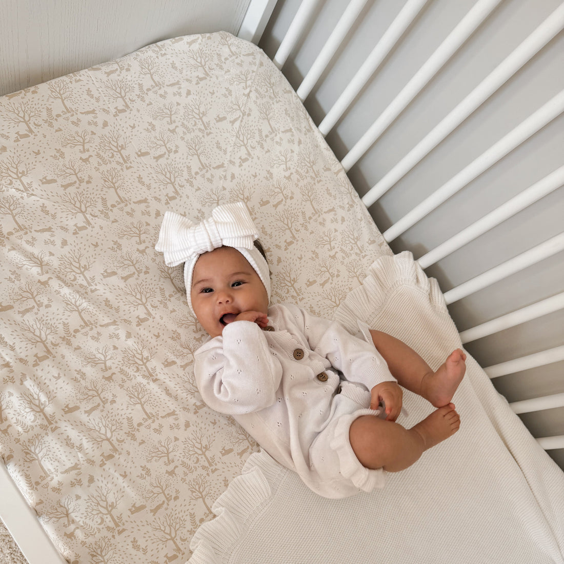 Woodland Ditsy Cot Sheet