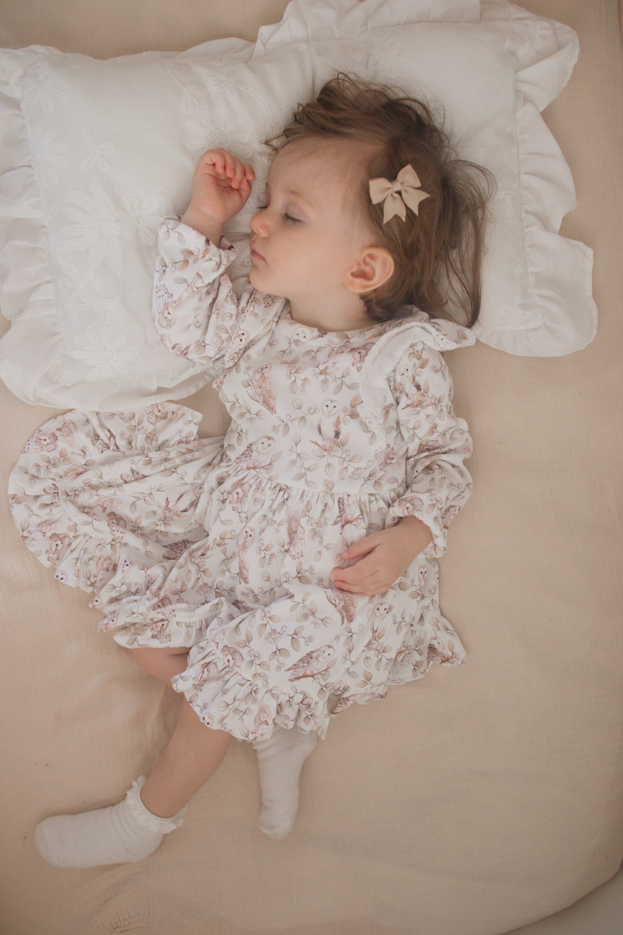 Barn Owl Ruffle Dress