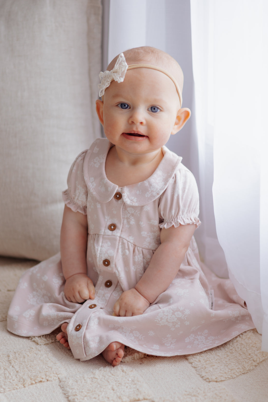 Eve Floral Button Dress