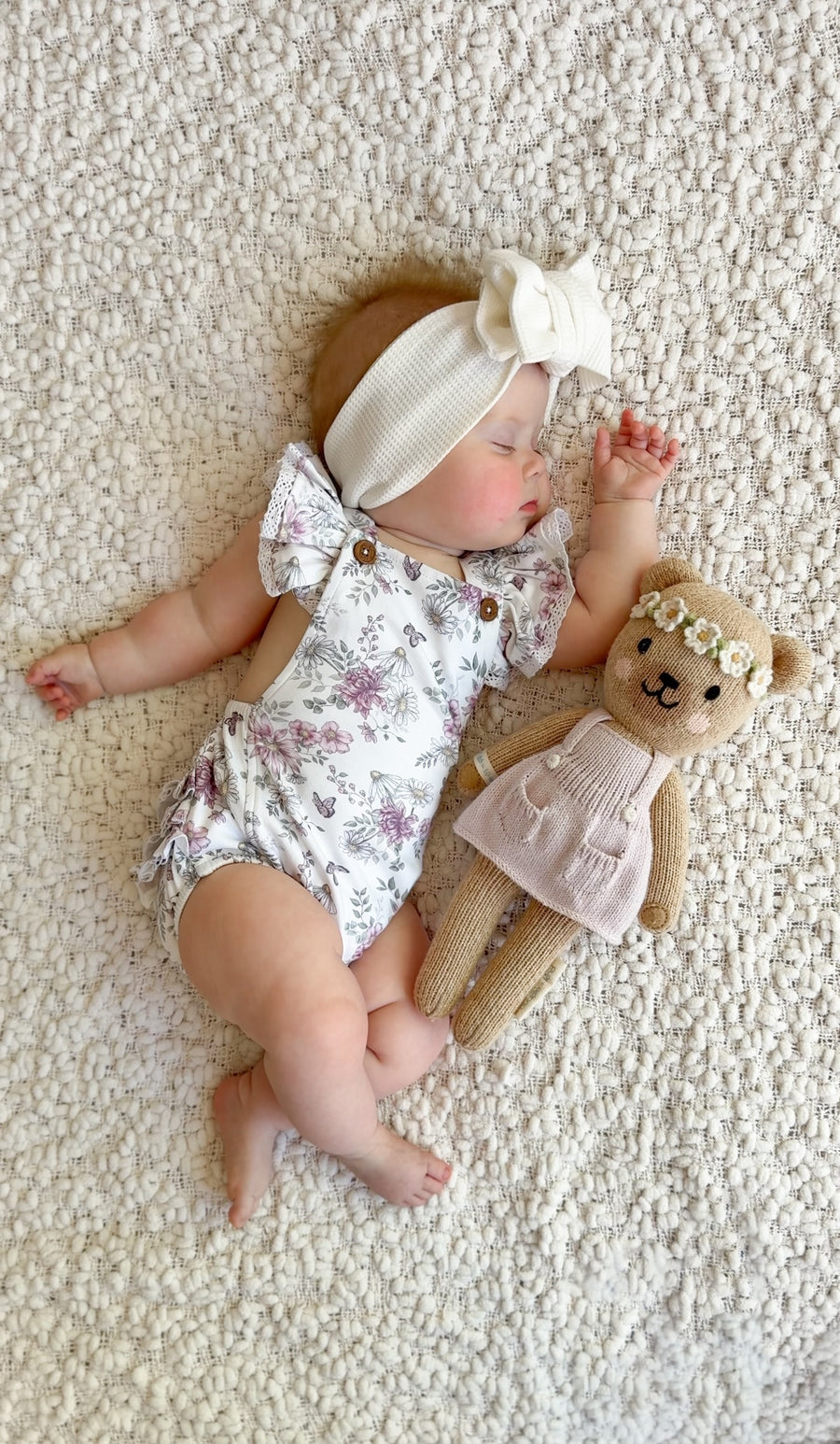 Daisy Floral Lace Playsuit