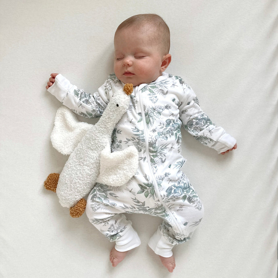 Snuggle Bug LS Zip Romper