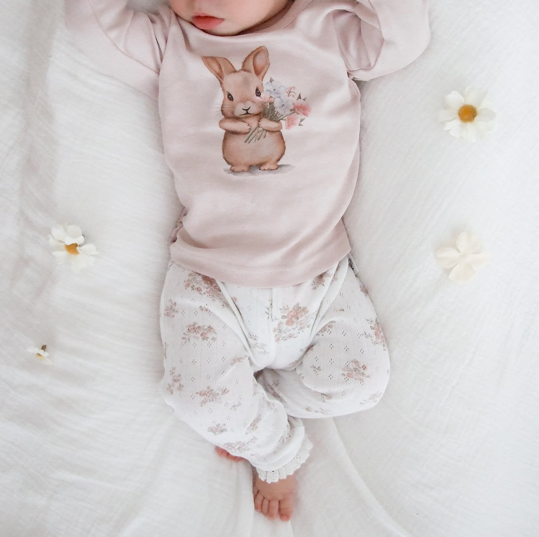 Bunny Print LS Top