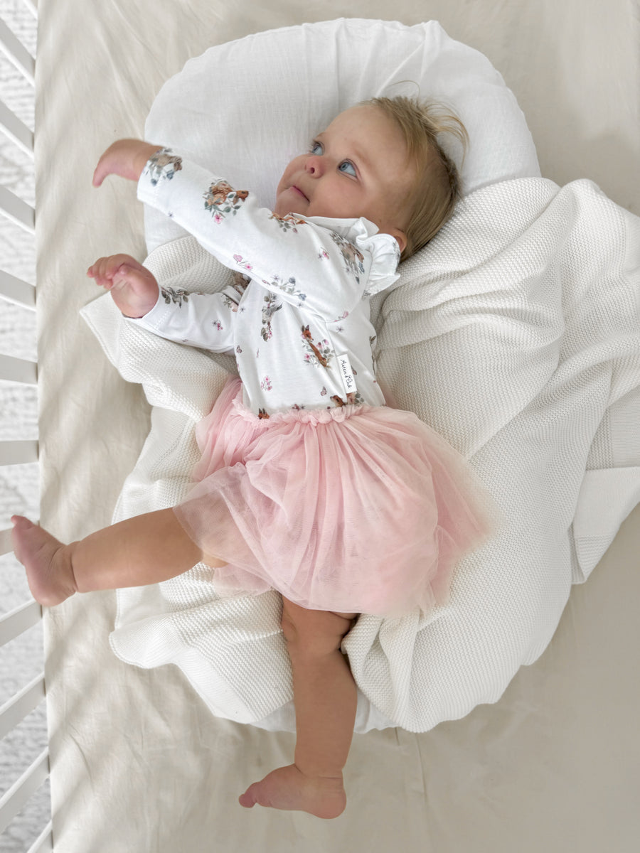 Girls Baby Kids Toddler Ruffle Vintage Meadow Tutu Dress