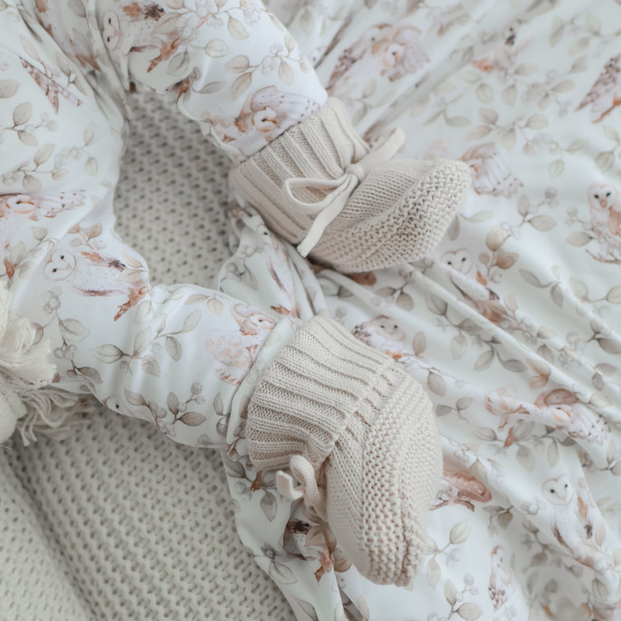 Oat Knit Booties