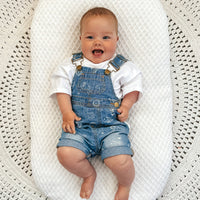 Mid Denim Safari Overalls