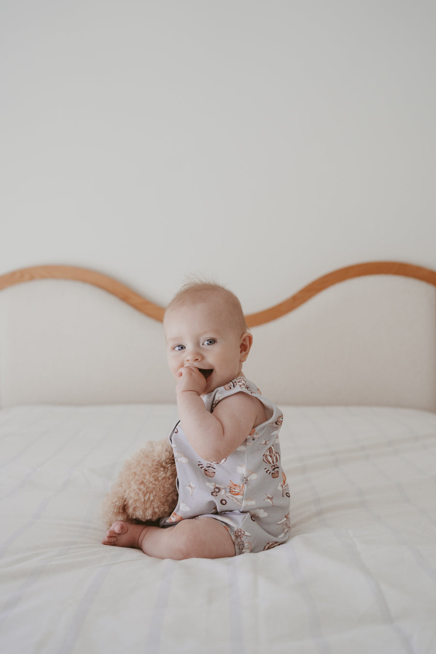 Flying Friends Bubble Romper