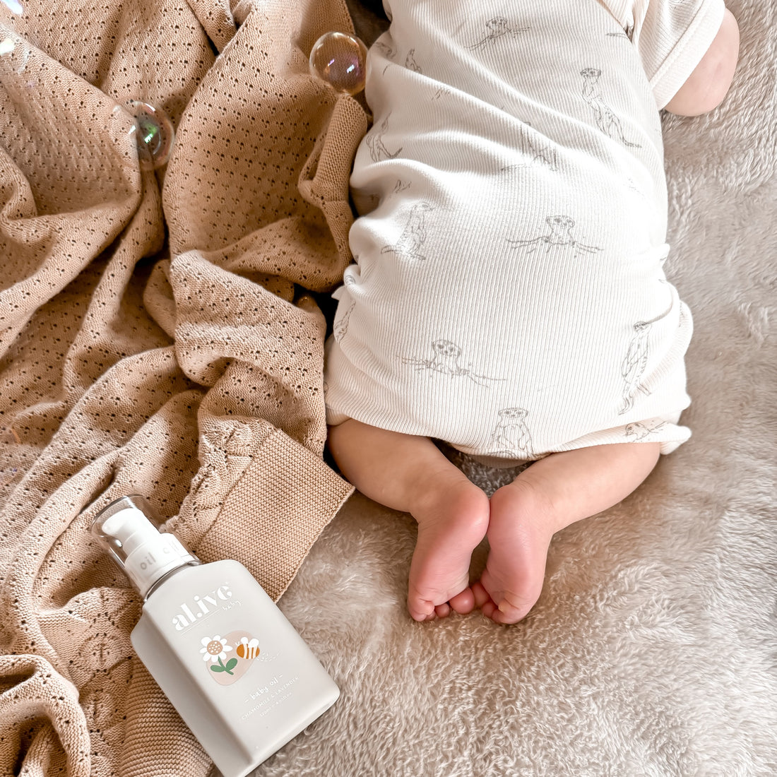 Sand Knit Heirloom Blanket