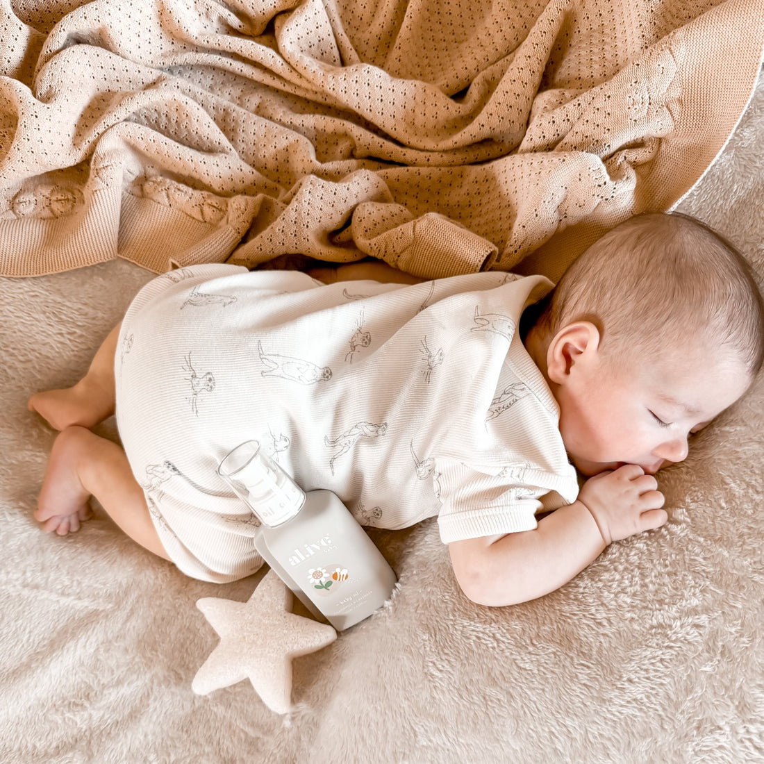 Sand Knit Heirloom Blanket