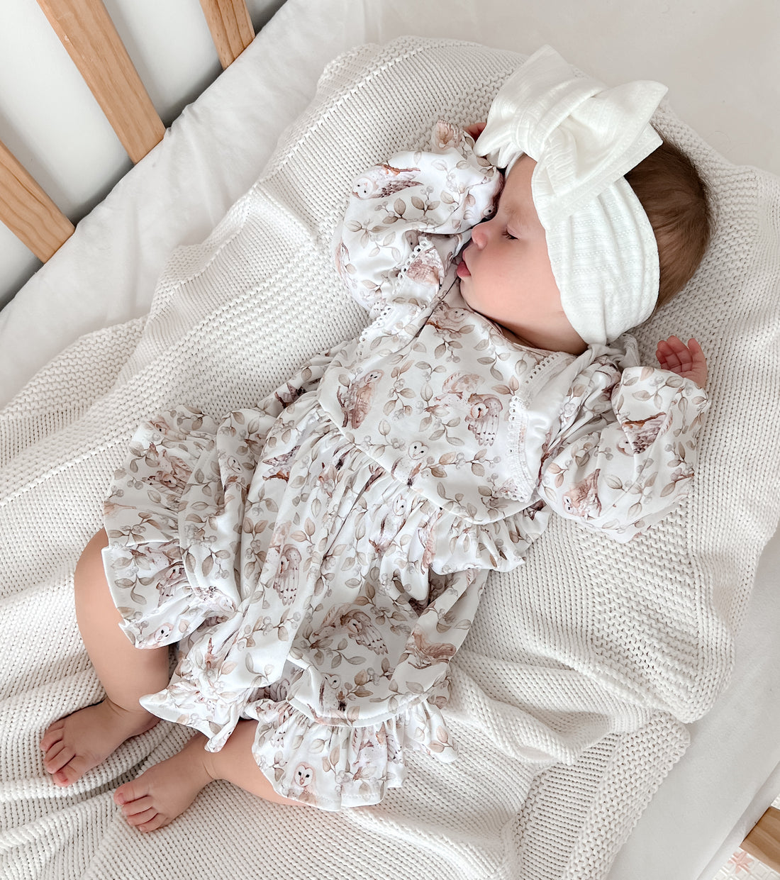 Barn Owl Ruffle Dress