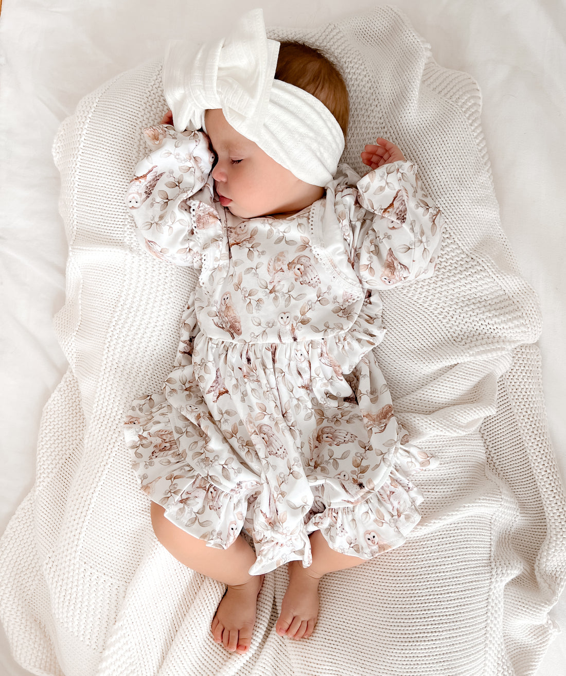 Barn Owl Ruffle Dress