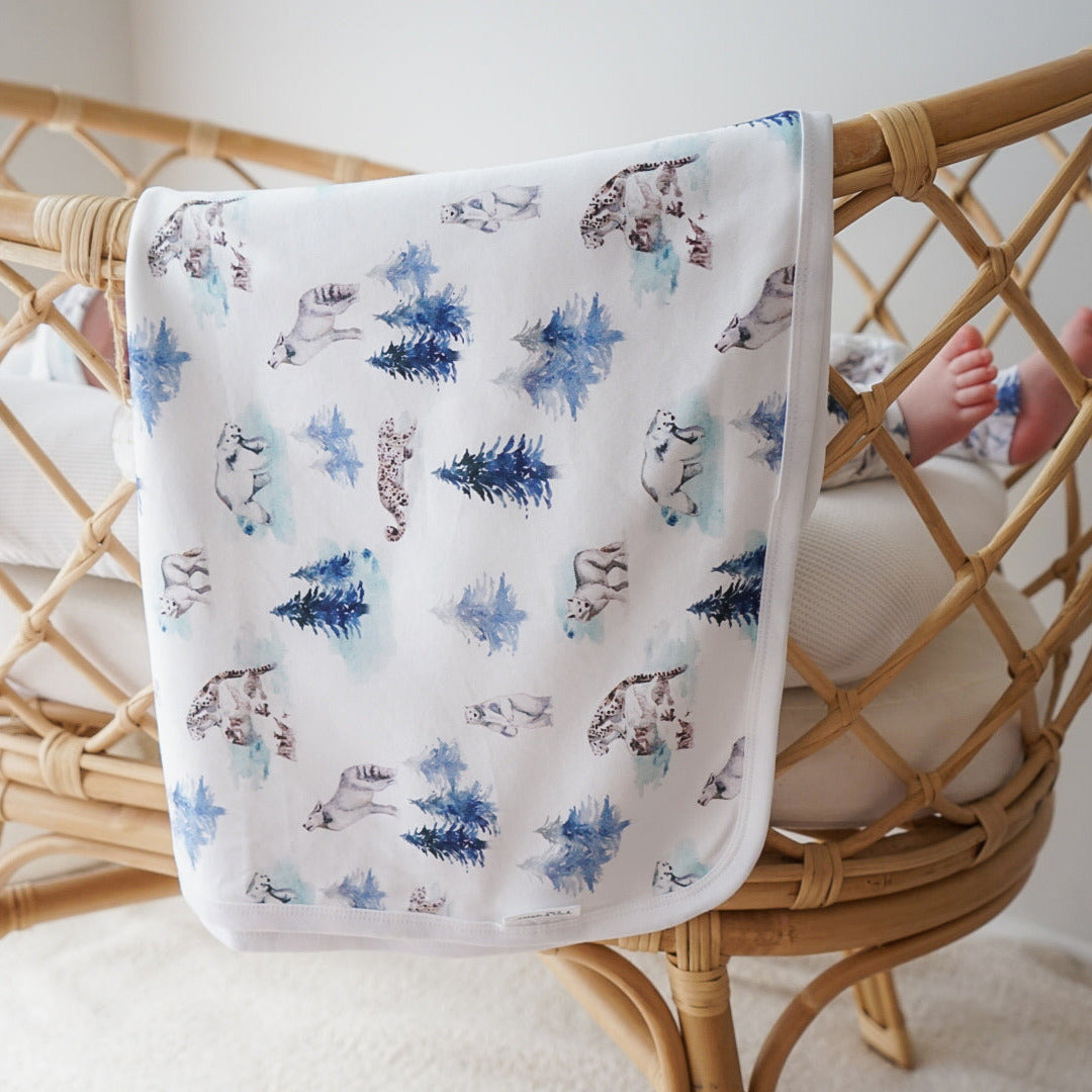 Snow Animals Baby Wrap