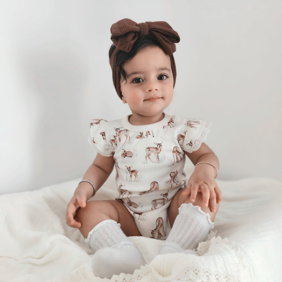 Fawn Meadow AOP Onesie