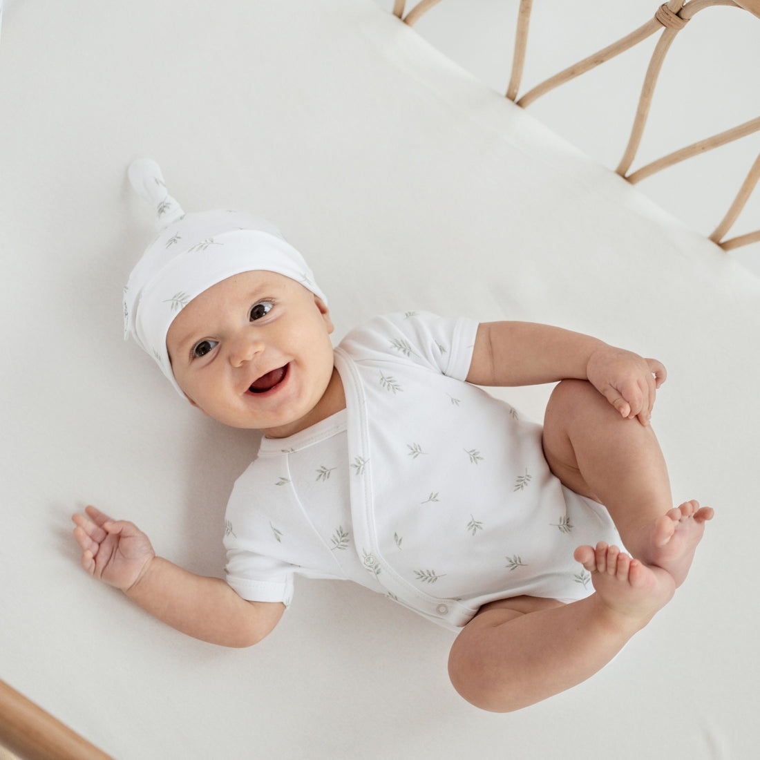 Little Leaf Kimono Bodysuit