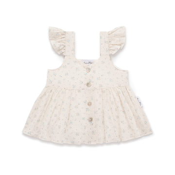 Sofia Floral Button Top