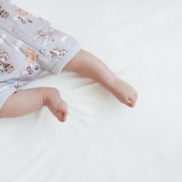 Flying Friends SS Zip Romper