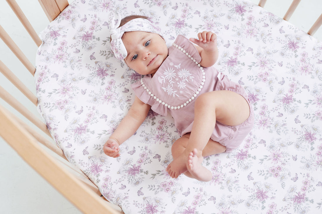 Daisy Floral Cot Sheet