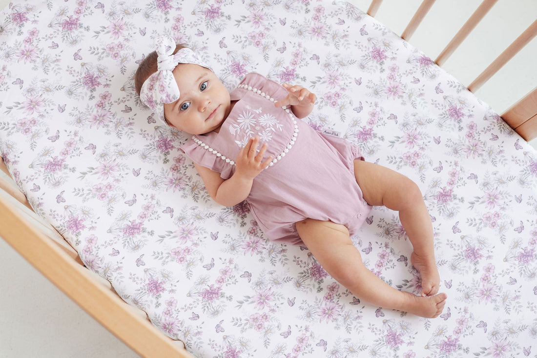 Daisy Floral Cot Sheet