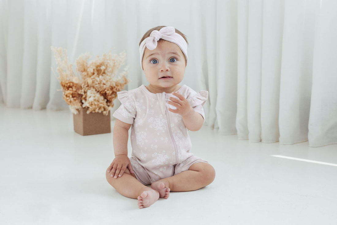 Eve Floral Zip Romper