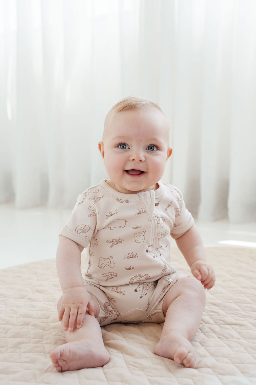Safari Adventure Zip Romper