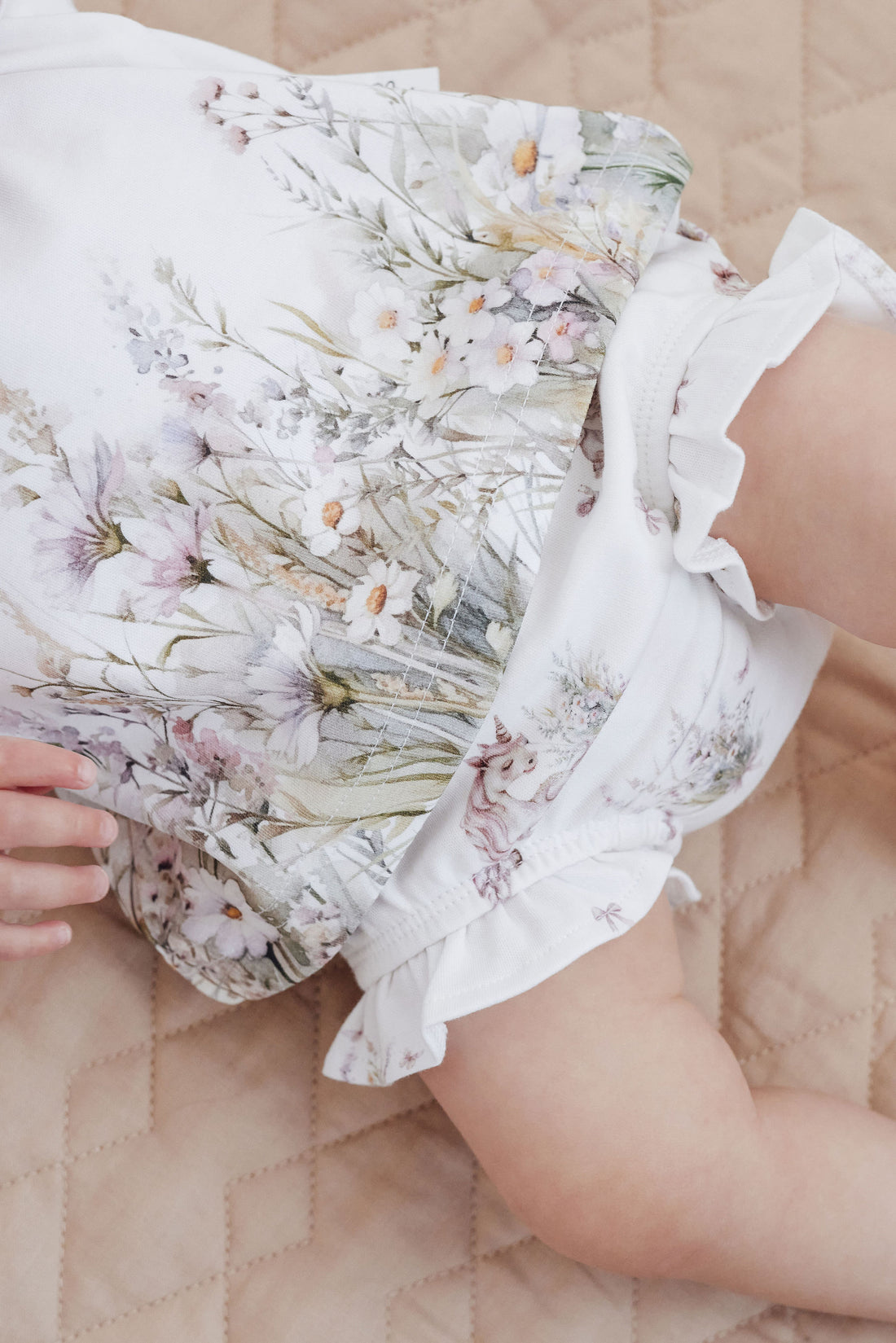 Flower Garden Print Flutter Tee