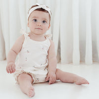 Cherry Bubble Tie Romper