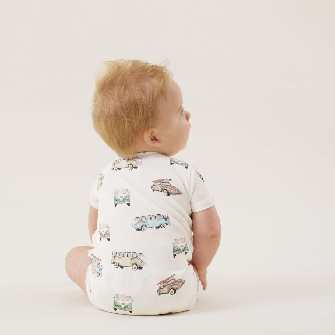 Beach Life AOP Onesie Baby Boys Bodysuit Cars