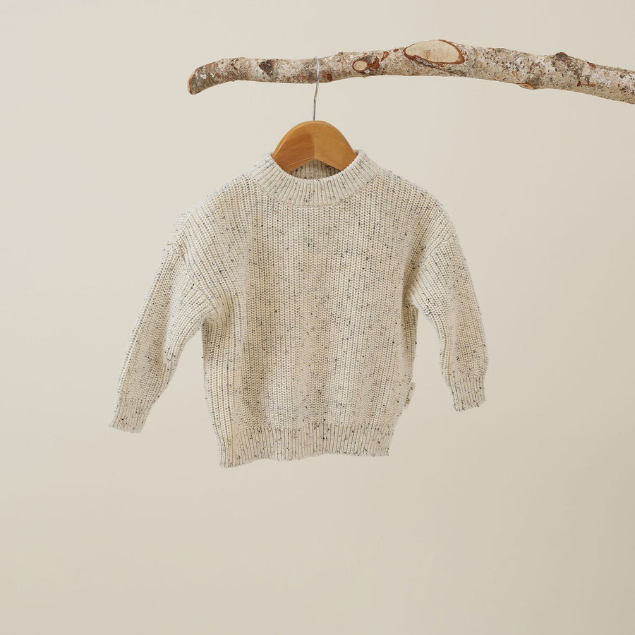 Baby & Toddler Natural Fleck Knit Jumper Sweater 