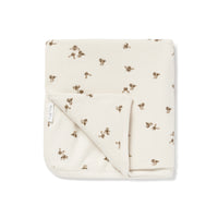 Bee Luxe Rib Baby Wrap | Baby Gifting Organic Cotton