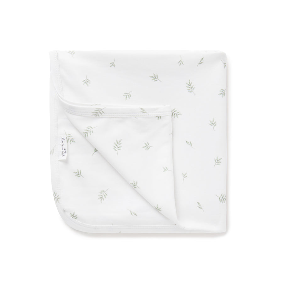 Little Leaf Baby Wrap | Aster & Oak Organic Swaddle