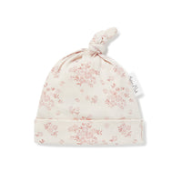 Baby Girls Newborn Emmy Floral Knot Hat