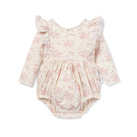 Baby Girls Emmy Floral Bubble Romper Playsuit