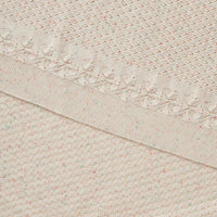 Aster & Oak EXCLUSIVE Speckled Heirloom Baby Blanket Cotton Closeup