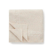Aster & Oak EXCLUSIVE Speckled Heirloom Baby Blanket Cotton Natural