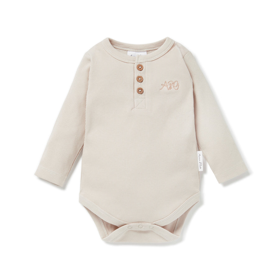Oatmeal Rib Bodysuit