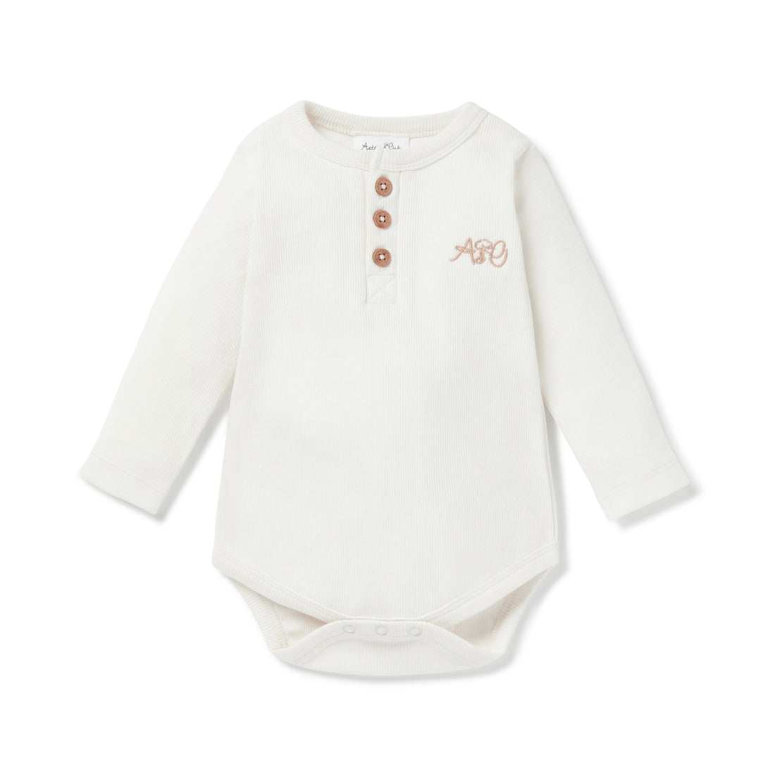 Organic Cotton Baby & Newborn Natural Rib Bodysuit