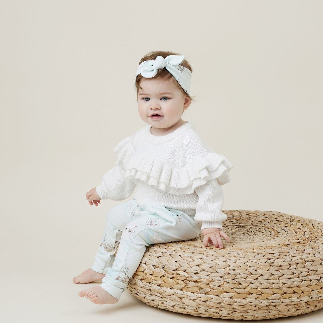Baby Girls Swan Knot Headband