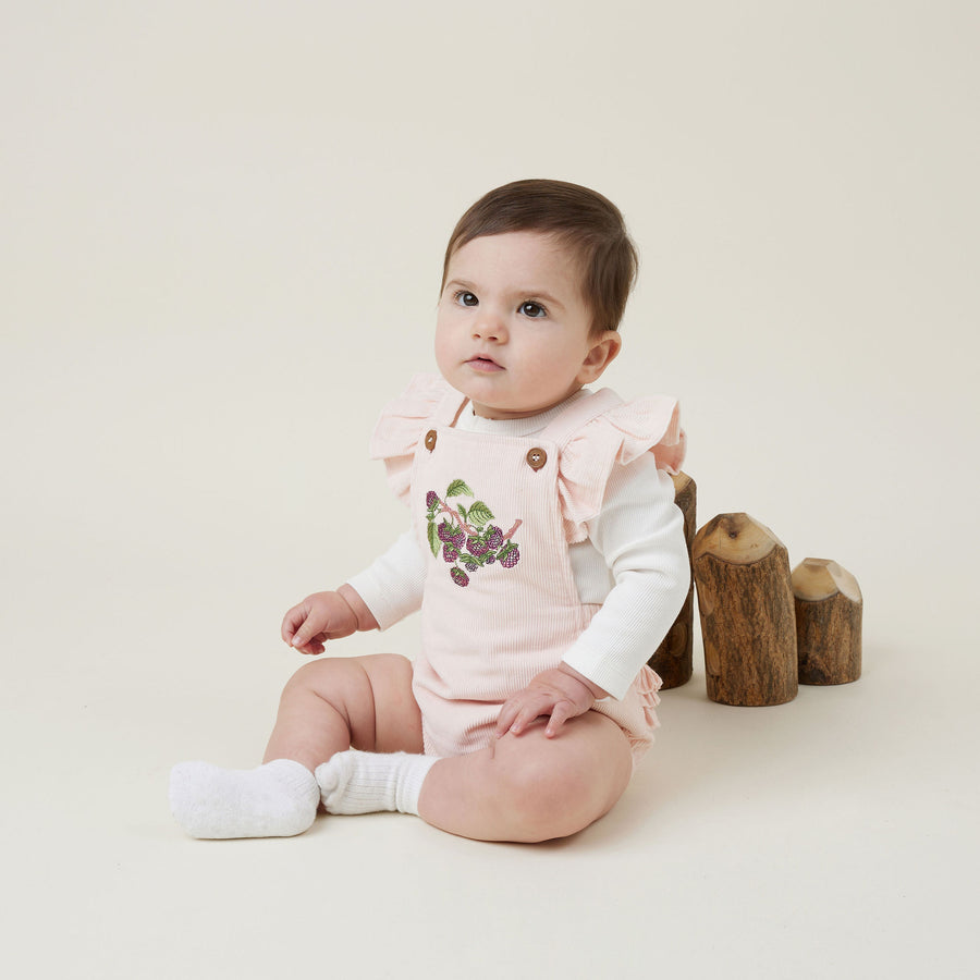 Natural Rib Henley Top