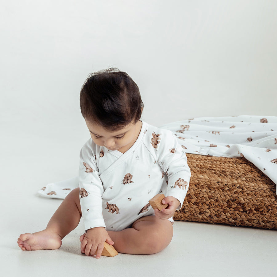 Little Bear Kimono Bodysuit