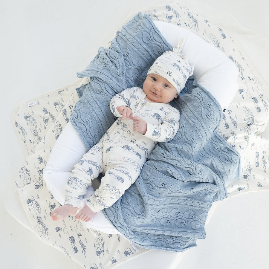 Arctic Baby Wrap Polar Bears Boys Baby Blanket