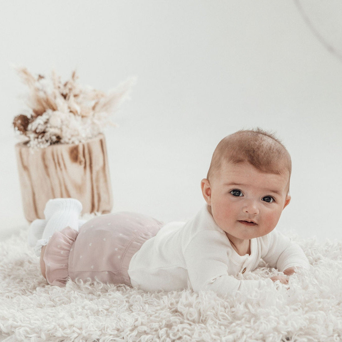 Aster & Oak Essentials White Snow Rib Bodysuit