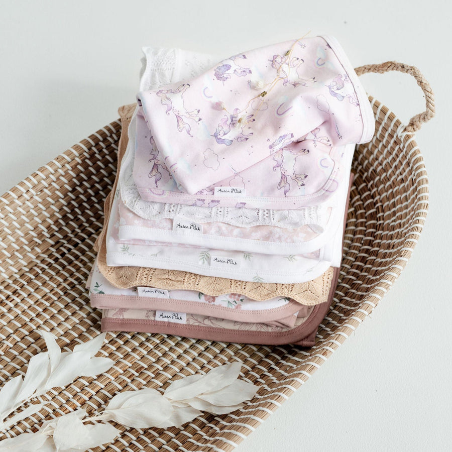 Unicorn Baby Wrap Baby Girls Pink Swaddle Blanket