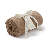Aster & Oak Organic Clay Heirloom Baby Blanket Newborn
